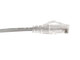 CAT6A Slim 30AWG Patch Cable 10ft, Grey - 077-2076/10GY CAT6A Slim 30AWG Patch Cable 10ft, Grey - 077-2076/10GY